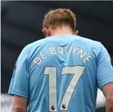 Kevin De Bruyne manchester jersey